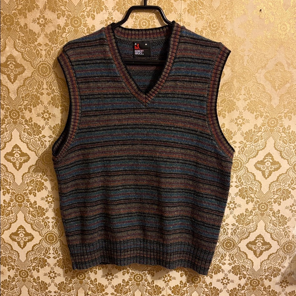 Men's Striped Sweater Vest